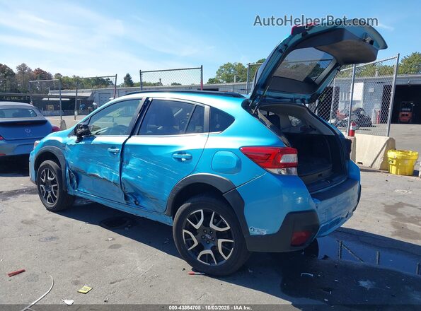 JF2GTDEC5KH350262 2019 SUBARU CROSSTREK HYBRID Blue Tył lewy