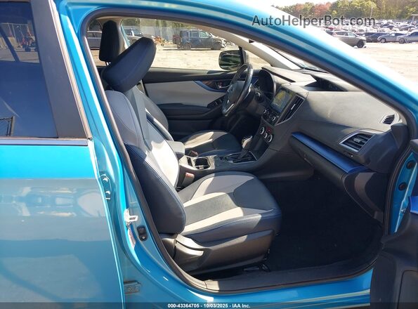 JF2GTDEC5KH350262 2019 SUBARU CROSSTREK HYBRID Blue Widok wnętrza z przodu