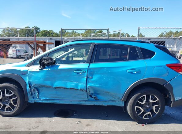 JF2GTDEC5KH350262 2019 SUBARU CROSSTREK HYBRID Blue Widok z przodu