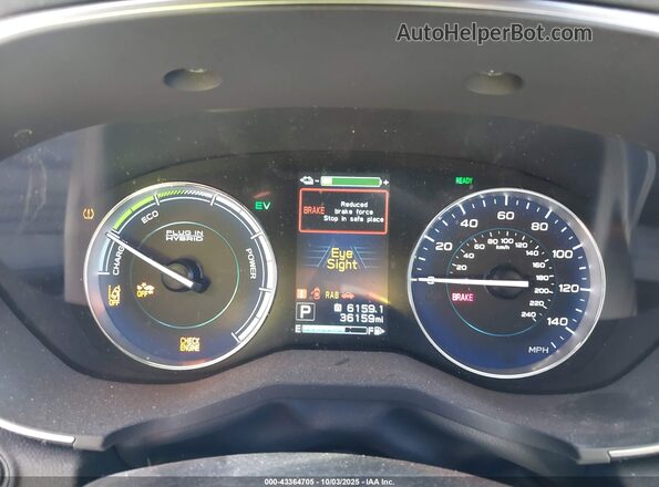 JF2GTDEC5KH350262 2019 SUBARU CROSSTREK HYBRID Blue Widok tylnych siedzeń