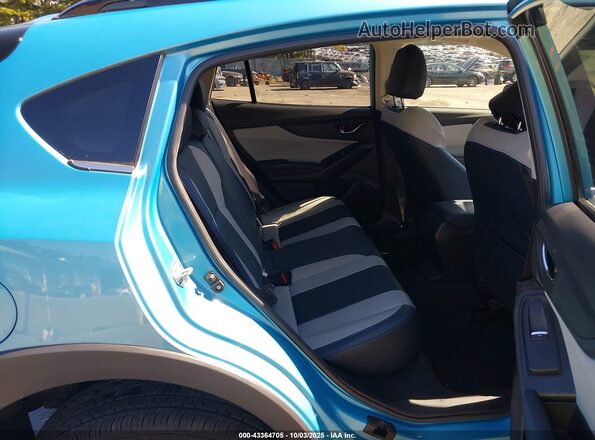 JF2GTDEC5KH350262 2019 SUBARU CROSSTREK HYBRID Blue Widok naklejki z numerem VIN