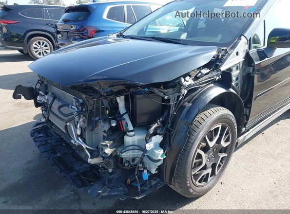 JF2GTDEC6KH322499 2019 SUBARU CROSSTREK HYBRID Black Widok z przodu