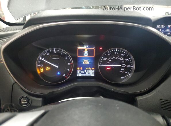 JF2GTHMC1MH348584 2021 SUBARU CROSSTREK Угольный Вид щитка приборов