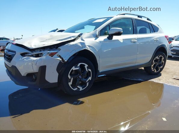 JF2GTHMC5M8372452 2021 SUBARU CROSSTREK Белый Передняя левая четверть