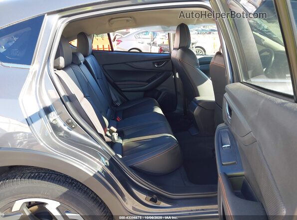 JF2GTHMC9MH381218 2021 SUBARU CROSSTREK Gray Vista de la etiqueta del VIN