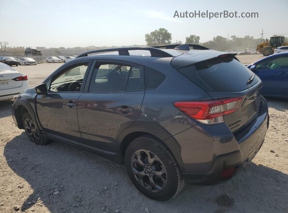 JF2GTHRC0NH240757 2022 SUBARU CROSSTREK Gray Հետևի ձախ
