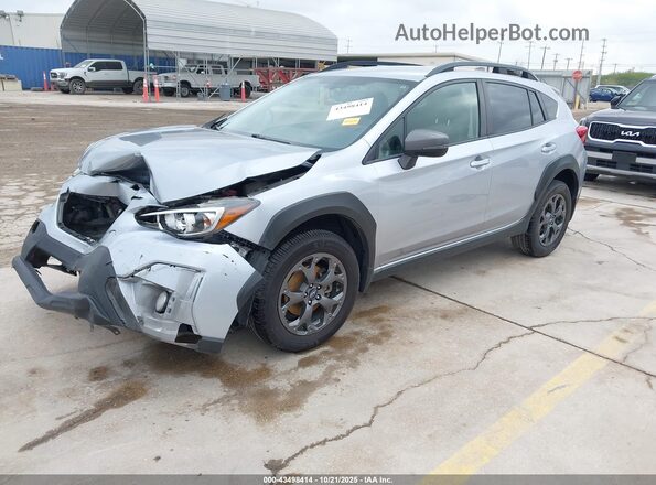 JF2GTHRC9MH279023 2021 SUBARU CROSSTREK Silver Front left