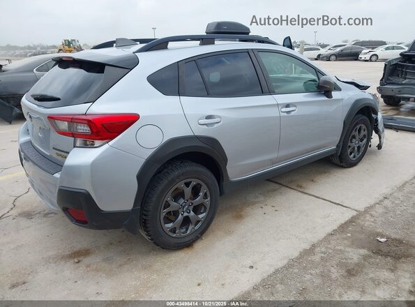 JF2GTHRC9MH279023 2021 SUBARU CROSSTREK Silver Rear right