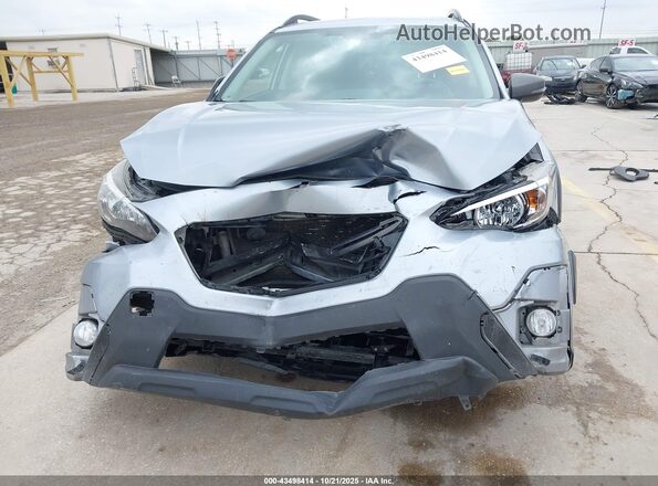JF2GTHRC9MH279023 2021 SUBARU CROSSTREK Silver Front view