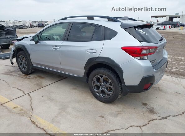 JF2GTHRC9MH279023 2021 SUBARU CROSSTREK Silver Rear left