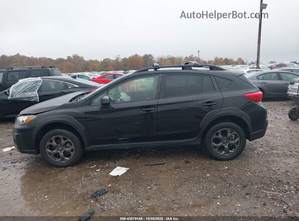 JF2GTHSC1NH258551 2022 SUBARU CROSSTREK Black სალონის 360-გრადუსიანი ხედი