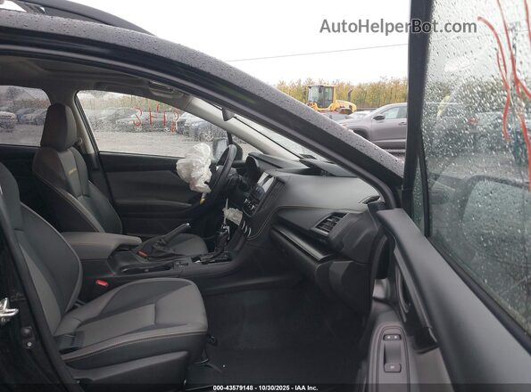 JF2GTHSC1NH258551 2022 SUBARU CROSSTREK Black წინა სალონის ხედი
