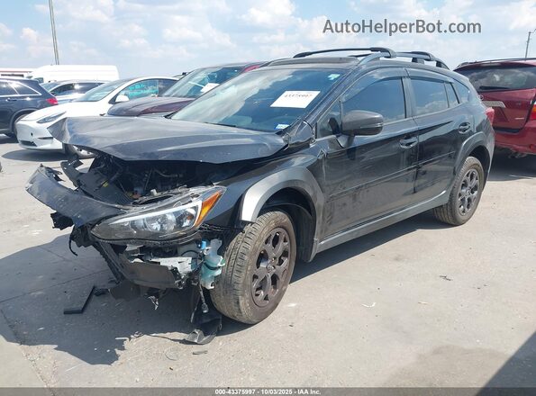 JF2GTHSC2MH359726 2021 SUBARU CROSSTREK Black Przód lewy