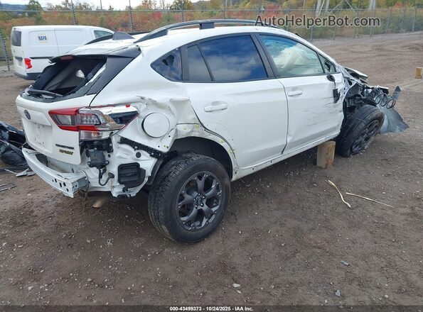 JF2GTHSC6MH684430 2021 SUBARU CROSSTREK Белый Задняя правая четверть