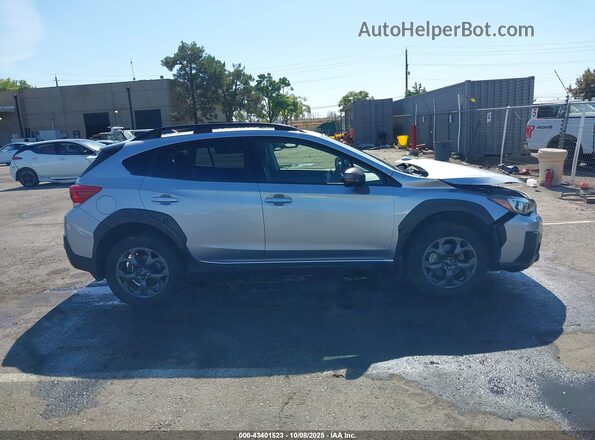 JF2GTHSCXMH223957 2021 SUBARU CROSSTREK Silver Vista interior de 360 grados