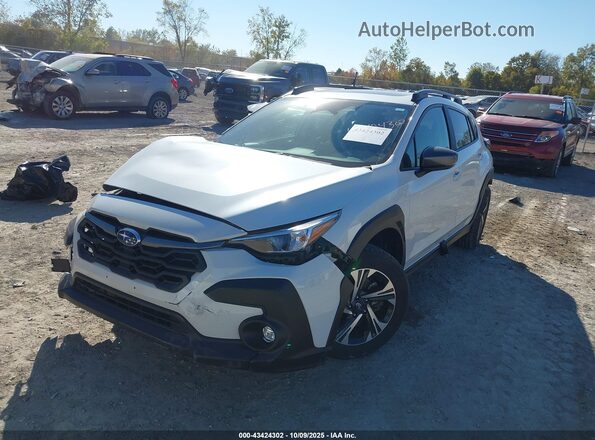 JF2GUADC6RH894874 2024 SUBARU CROSSTREK Белый Передняя левая четверть