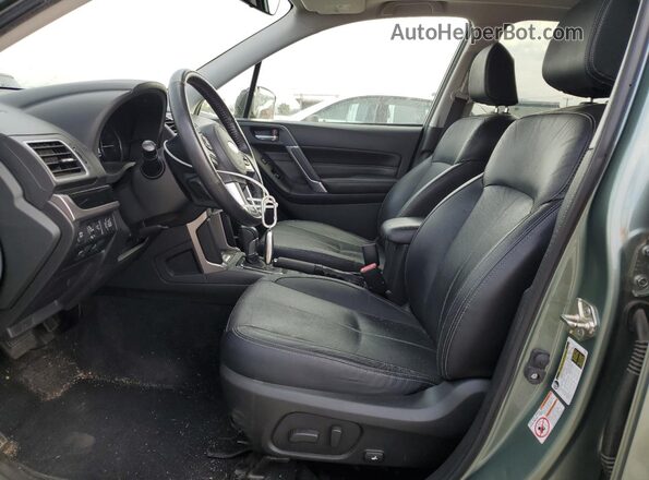 JF2SJATC5HH490113 2017 SUBARU FORESTER 2.5I TO Зеленый Вид салона спереди