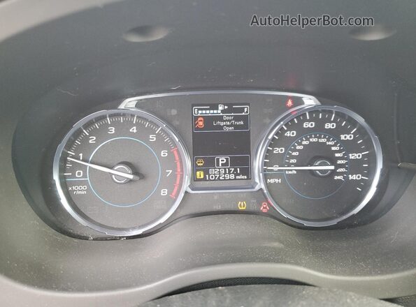JF2SJATC5HH490113 2017 SUBARU FORESTER 2.5I TO Зеленый Вид щитка приборов
