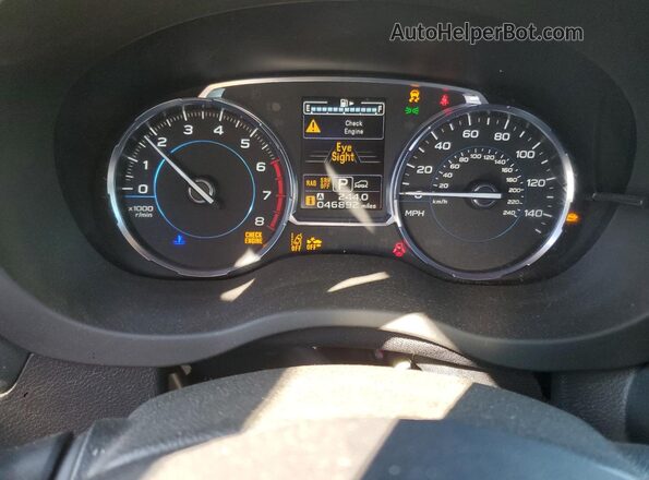 JF2SJAWC8HH582831 2017 SUBARU FORESTER 2.5I TO Серебряный Вид щитка приборов