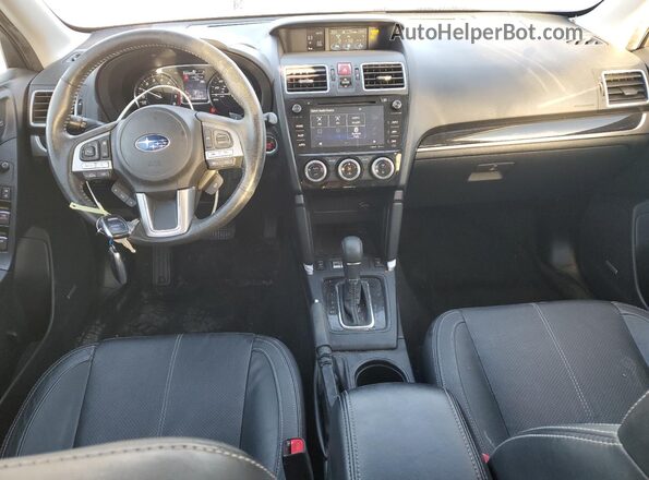 JF2SJGWC4JH535224 2018 SUBARU FORESTER2. Blue Dashboard view