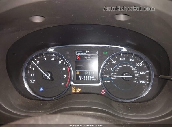 JF2SJGWC8HH436268 2017 SUBARU FORESTER2. Silver Հետևի նստատեղերի տեսք