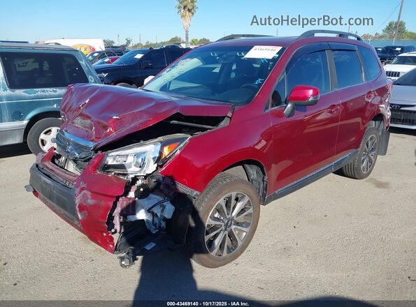 JF2SJGWC9HH593131 2017 SUBARU FORESTER2. Red Передня ліва чверть