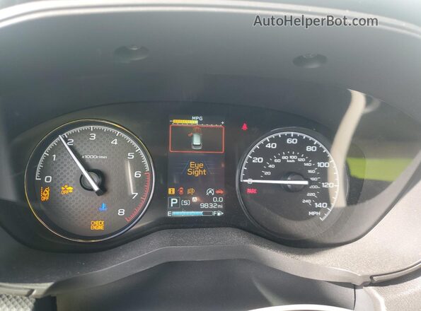 JF2SKAAC6RH476044 2024 SUBARU FORESTER White Widok zestawu wskaźników