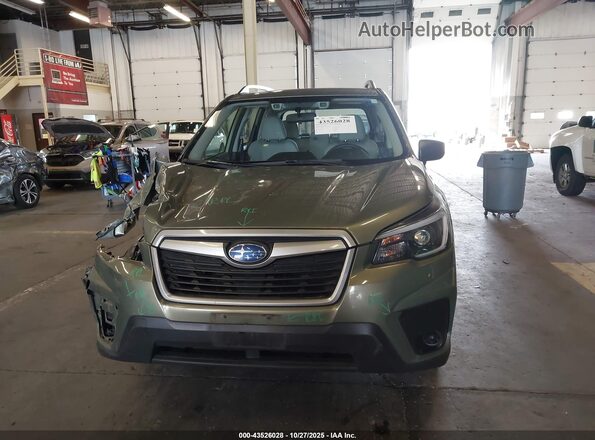 JF2SKADC4MH502872 2021 SUBARU FORESTER Green ხელსაწყოთა პანელის ხედი