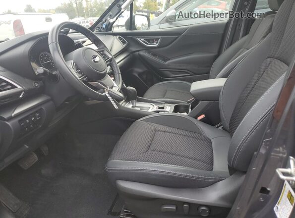JF2SKAEC1NH442825 2022 SUBARU FORESTER Charcoal Вид салону спереду