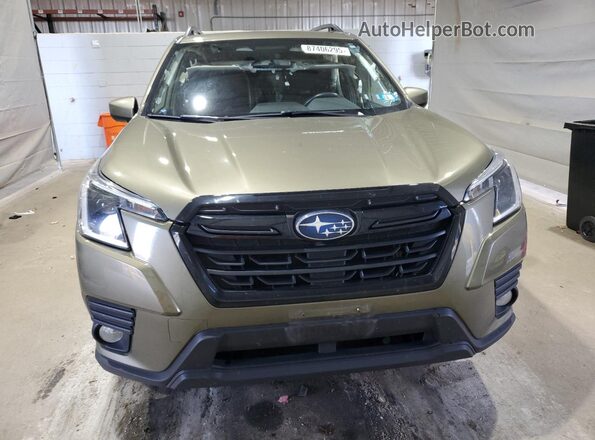 JF2SKAEC3NH463854 2022 SUBARU FORESTER Зеленый Вид спереди