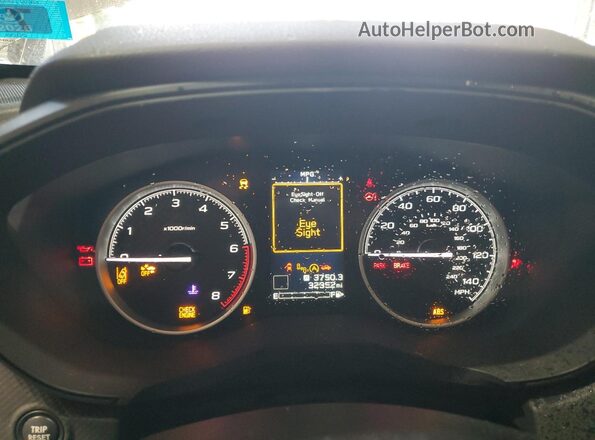 JF2SKAEC4NH509272 2022 SUBARU FORESTER Gray ხელსაწყოთა პანელის ხედი