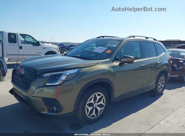 JF2SKAEC8PH444588 2023 SUBARU FORESTER Green Przód lewy