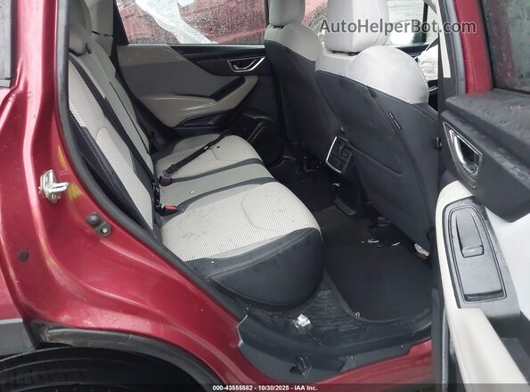 JF2SKAFC4MH409654 2021 SUBARU FORESTER Red Vista de la etiqueta del VIN