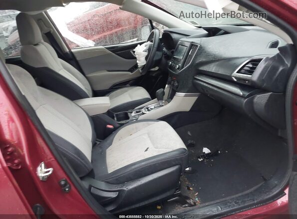 JF2SKAFC4MH409654 2021 SUBARU FORESTER Red Vista interior delantera