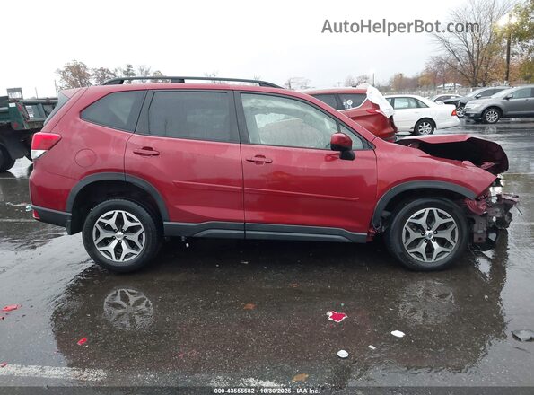 JF2SKAFC4MH409654 2021 SUBARU FORESTER Red Vista interior trasera