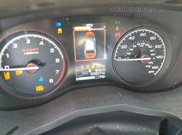 JF2SKAJC2NH425845 2022 SUBARU FORESTER Gray Вид щитка приладів