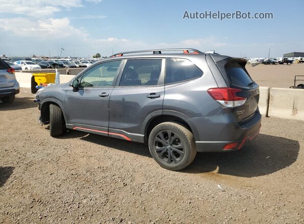 JF2SKAJC2NH425845 2022 SUBARU FORESTER Gray Задня ліва чверть