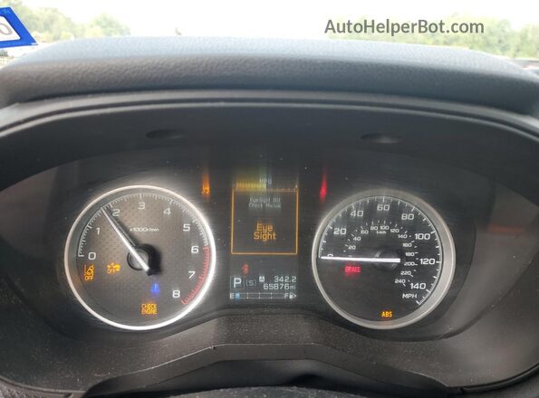 JF2SKAJC4LH467575 2020 SUBARU FORESTER Green Вид щитка приладів