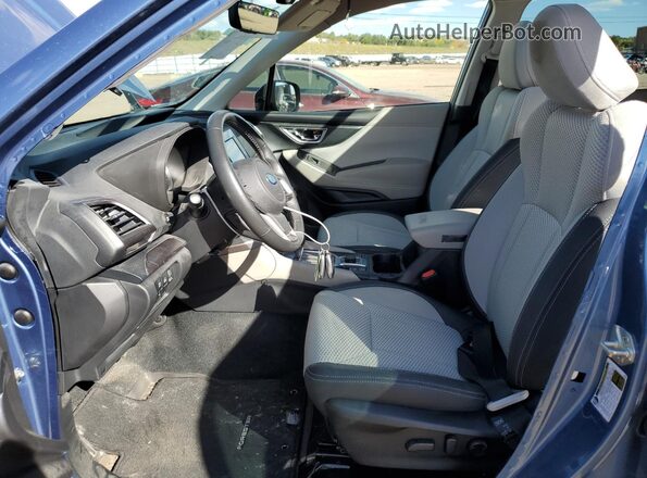 JF2SKAJC8MH472375 2021 SUBARU FORESTER Blue Вид салону спереду