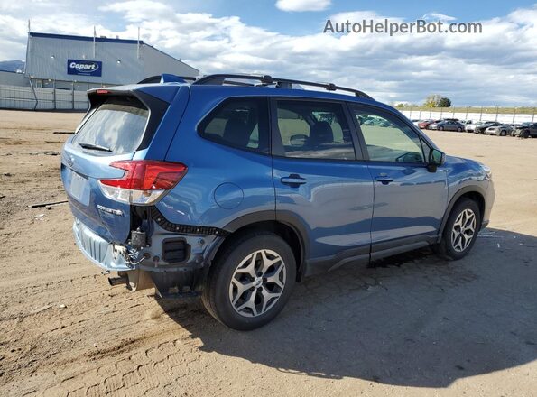 JF2SKAJC8MH472375 2021 SUBARU FORESTER Blue Задня права чверть
