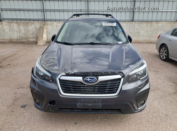 JF2SKAJC8MH497812 2021 SUBARU FORESTER Gray Vista frontal