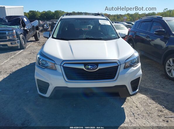 JF2SKAJC9LH496599 2020 SUBARU FORESTER Белый Вид щитка приборов
