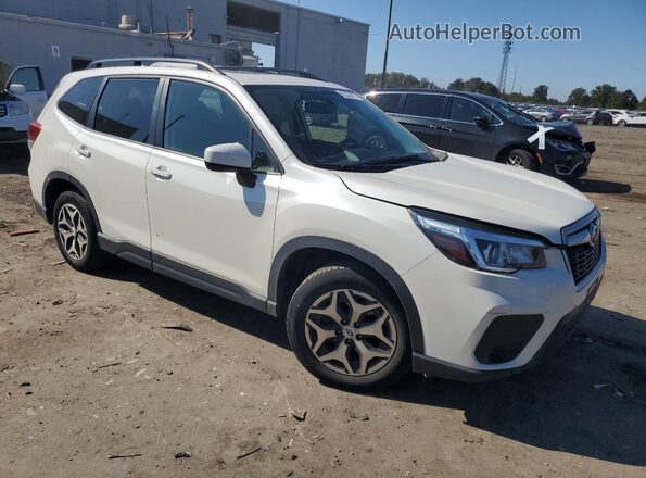 JF2SKAJC9LH533831 2020 SUBARU FORESTER Белый Передняя правая четверть