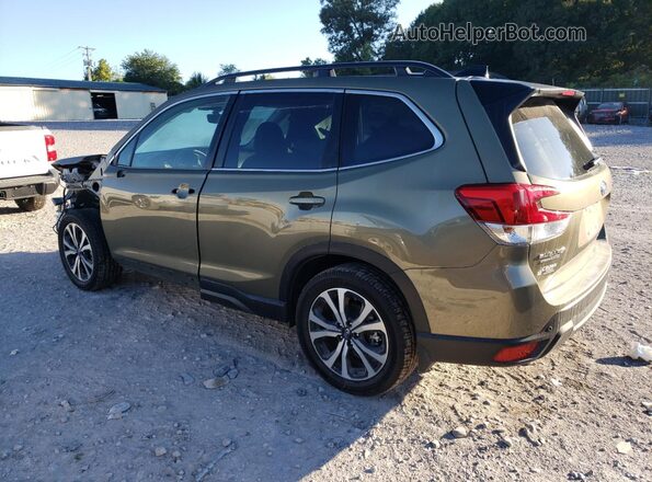 JF2SKALC1RH432756 2024 SUBARU FORESTER Зеленый Задняя левая четверть