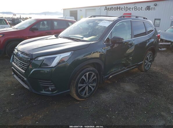 JF2SKALC4RH404661 2024 SUBARU FORESTER Зеленый Передняя левая четверть