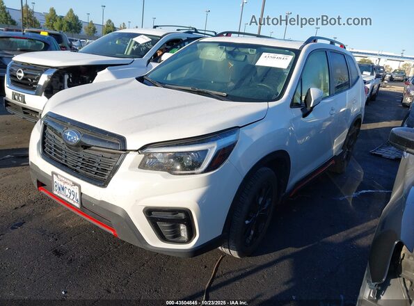 JF2SKALC7MH527945 2021 SUBARU FORESTER White Przód lewy