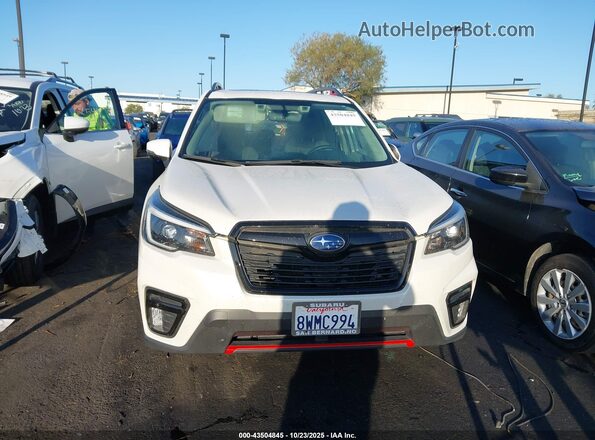 JF2SKALC7MH527945 2021 SUBARU FORESTER White Widok zestawu wskaźników
