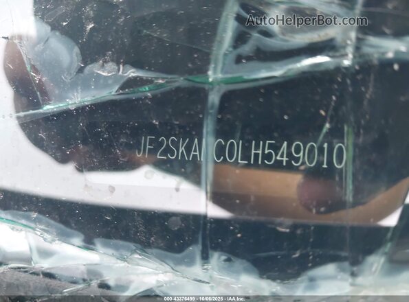 JF2SKAMC0LH549010 2020 SUBARU FORESTER Black Շարժիչի բաժամունքի տեսք