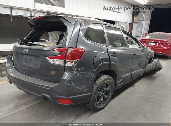 JF2SKAMC4NH530334 2022 SUBARU FORESTER Gray Trasero derecho
