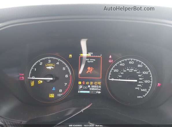 JF2SKAMC5NH404970 2022 SUBARU FORESTER Gray Widok tylnych siedzeń